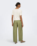 JDY Topp Gaby 2/4 O-neck Pearl Cardigan - Cloud Dancer