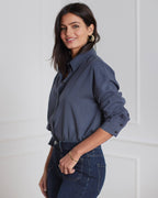 FLOYD Skjorte Lily - Retro Blue