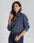 FLOYD Skjorte Lily - Retro Blue