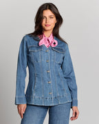 FLOYD Denimjakke Perdie - Medium J. Blue