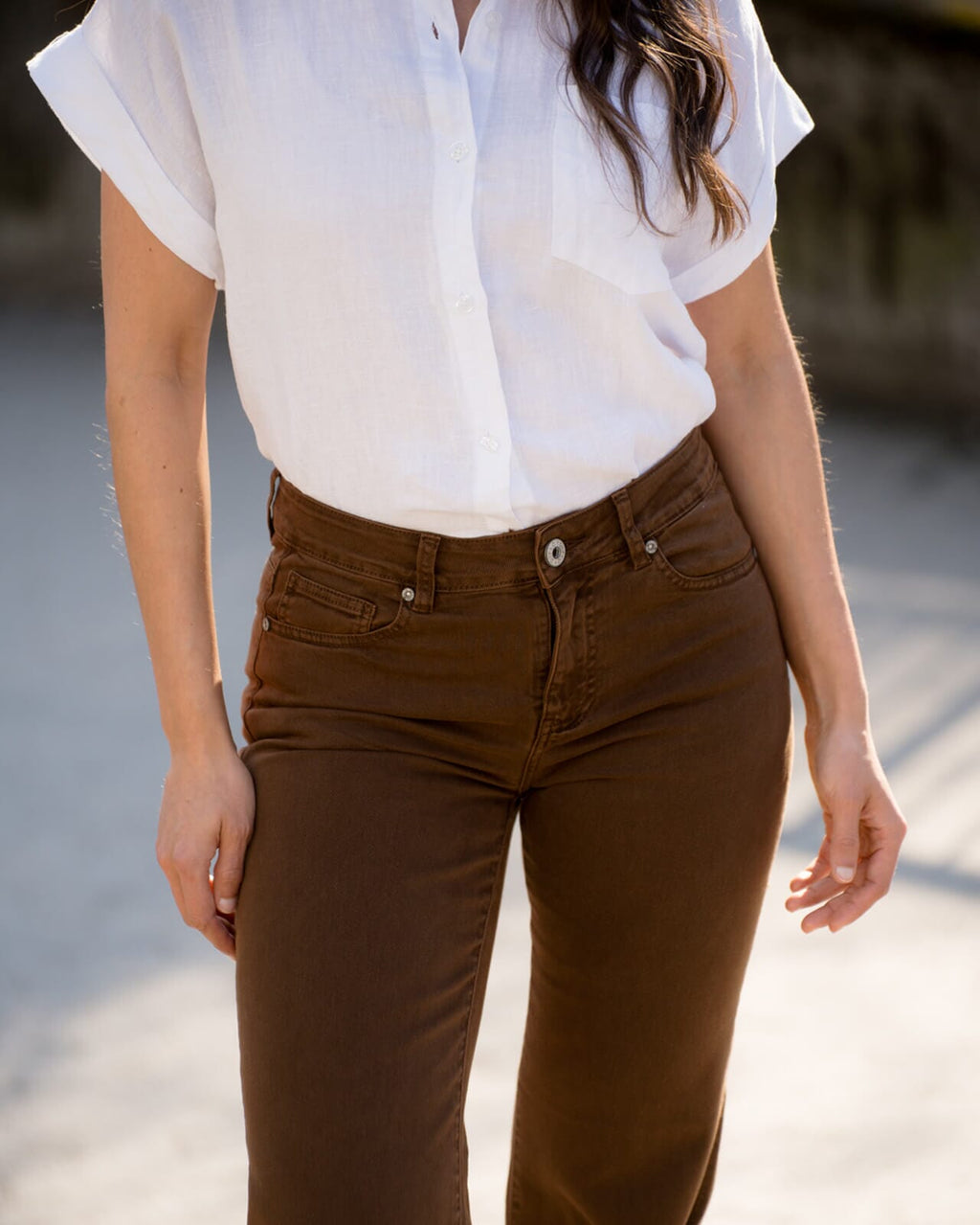 Floyd Jeans Annika Classic Cotton 5790 - Dark Caramel