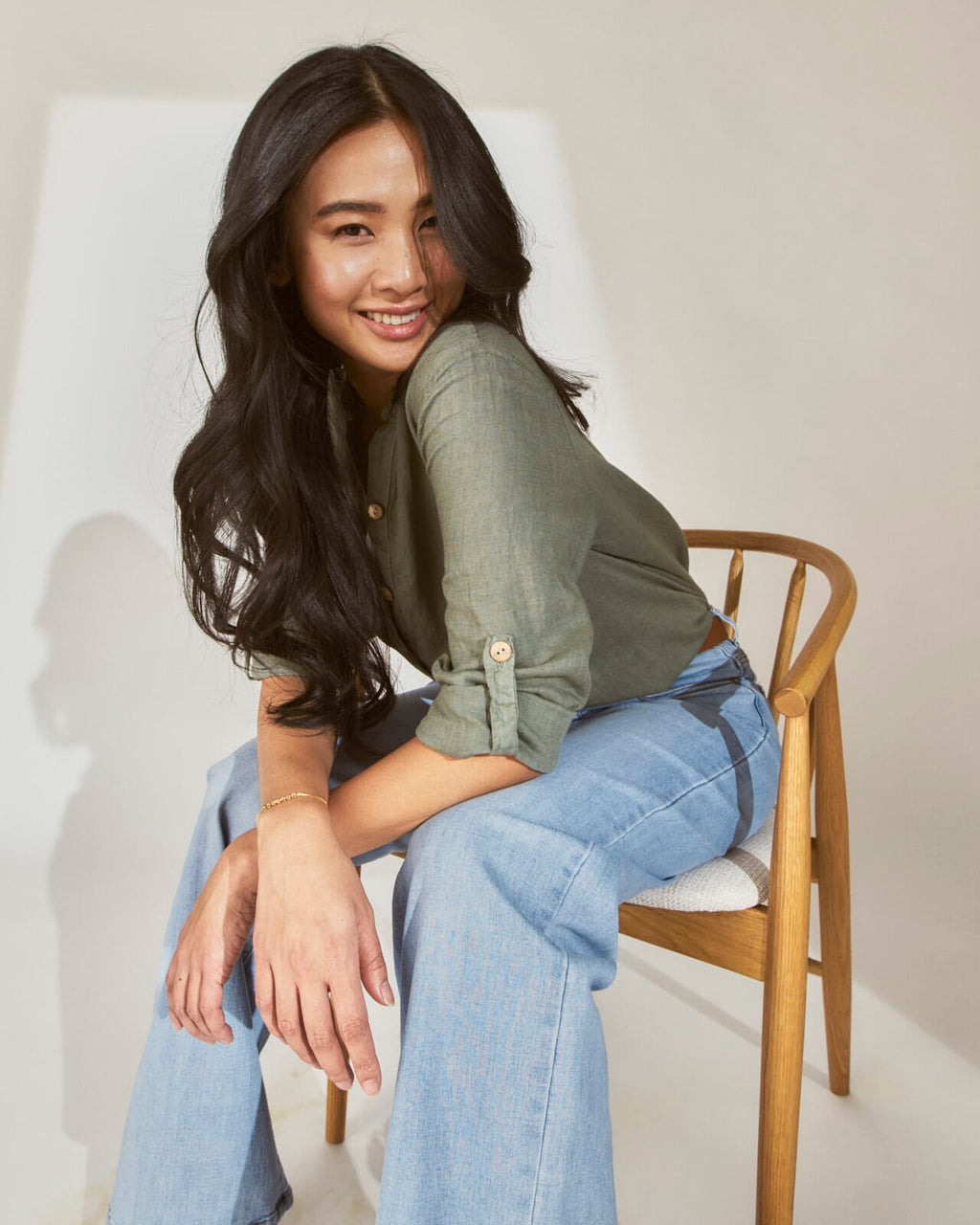 FLOYD Bluse Erica Lin - Army Green