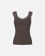 PIECES Topp Barbera Lace - Hot Fudge