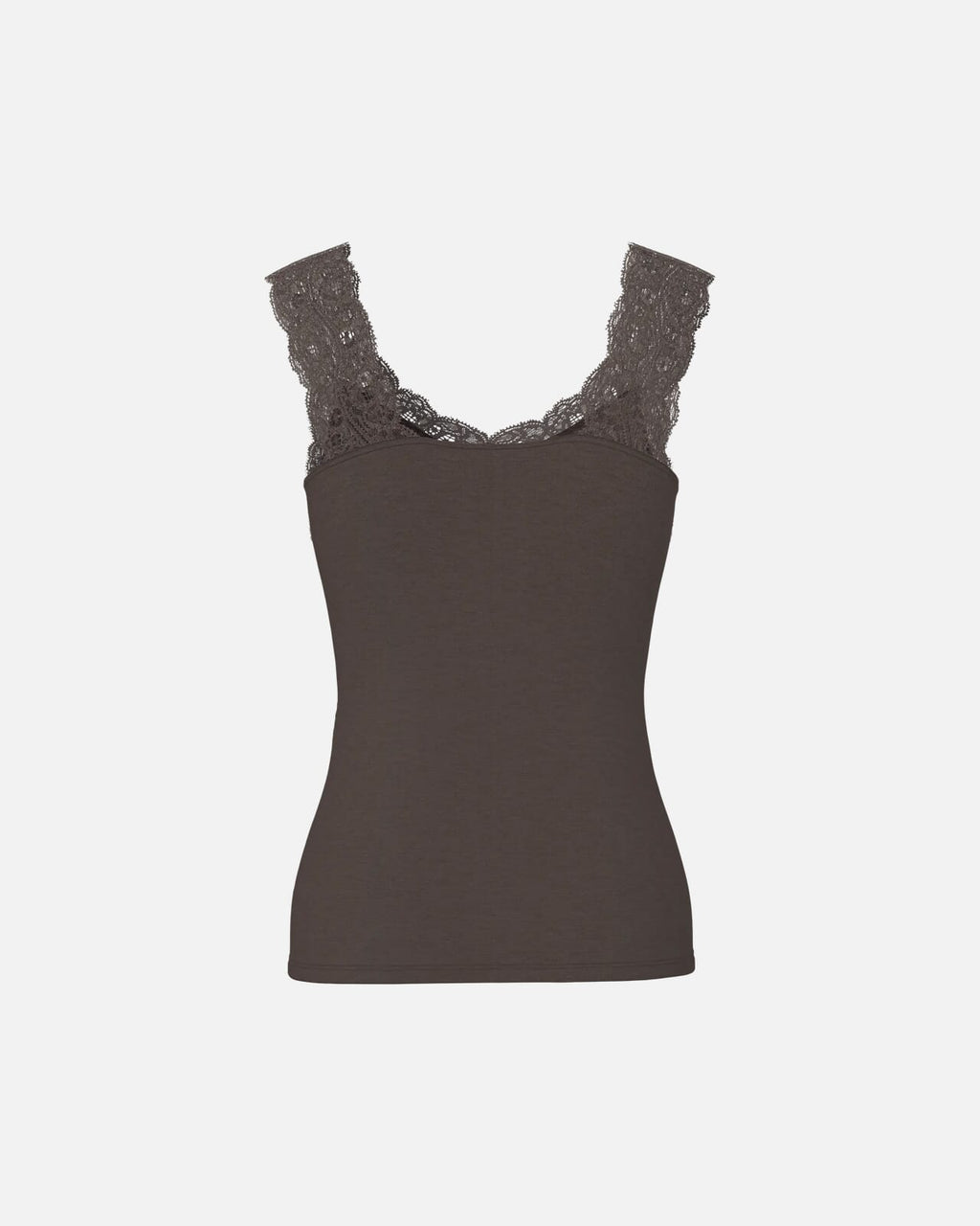 PIECES Topp Barbera Lace - Hot Fudge