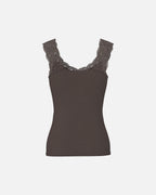 PIECES Topp Barbera Lace - Hot Fudge