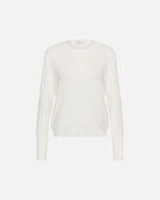 KAFFE Genser Lizza Argyle Pullover LS - Chalk