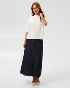 KAFFE Topp Lizza Argyle Pullover - Chalk