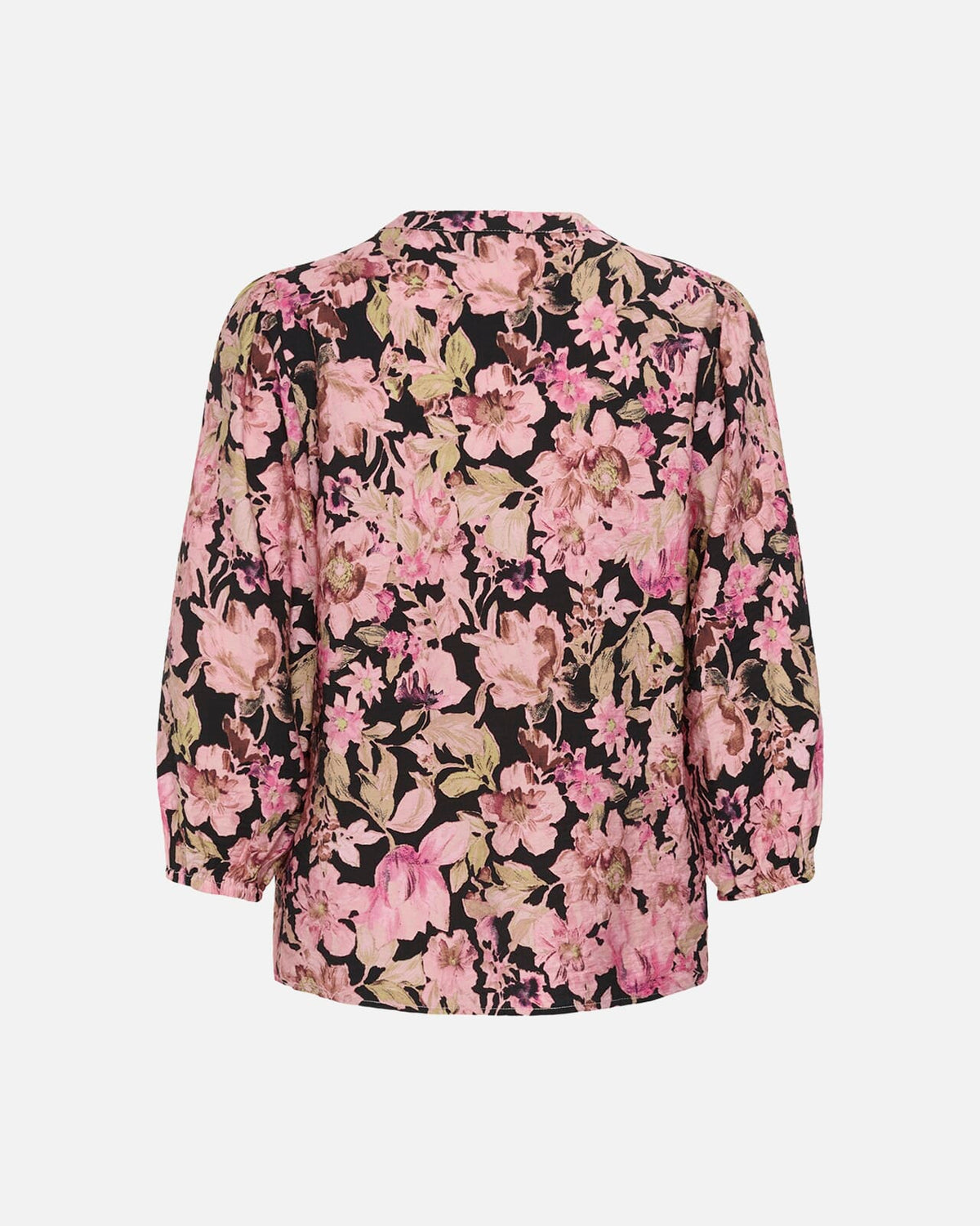 KAFFE Bluse Sirena - Pink Flower Print