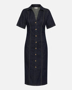 KAFFE Denimkjole Molly Denim - Raw Blue Denim