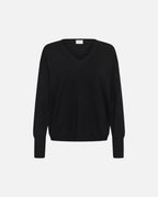 KAFFE Genser Lizza Mai - Black Deep