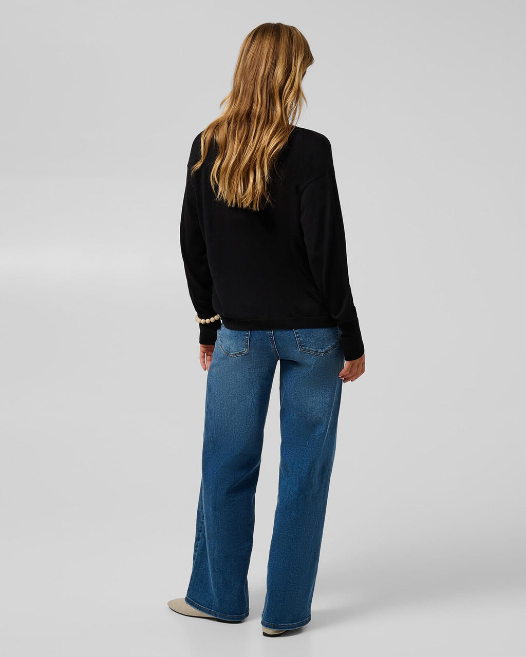 KAFFE Genser Lizza Mai - Black Deep