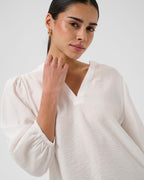 KAFFE Bluse Alberta - Chalk