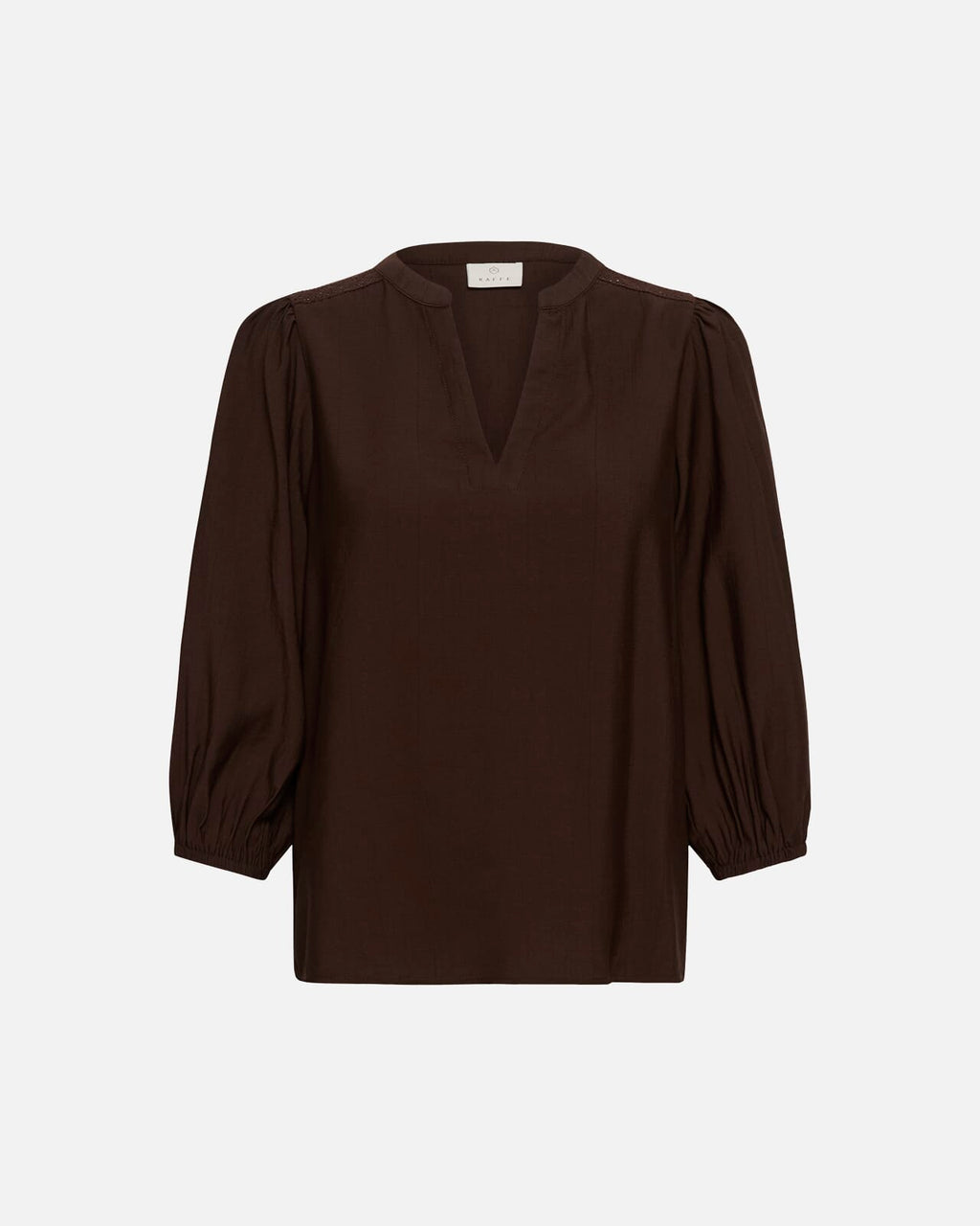 KAFFE Bluse Alberta - Coffee Bean