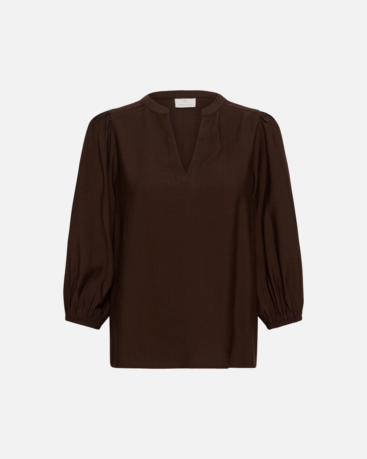KAFFE Bluse Alberta - Coffee Bean
