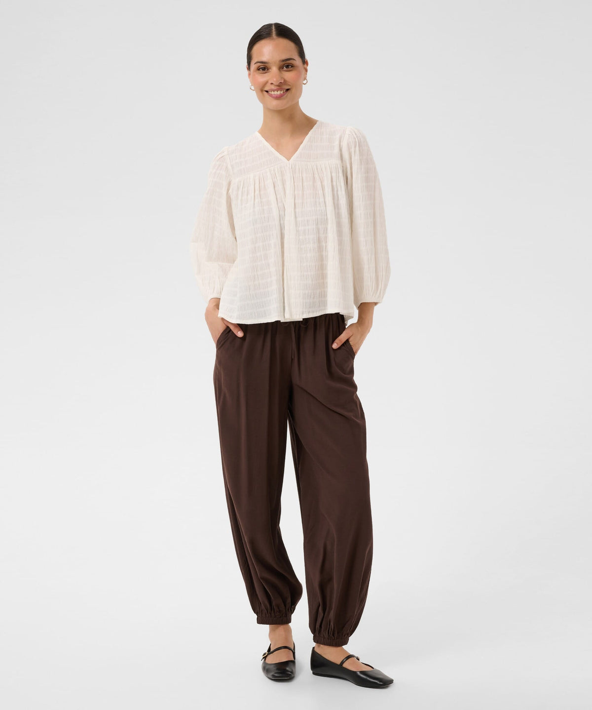 KAFFE Bluse Missie Blouse - Chalk
