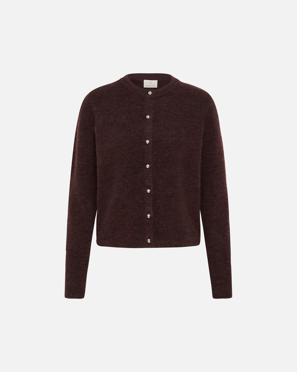 KAFFE Cardigan Niel Knit - Fudge Melange
