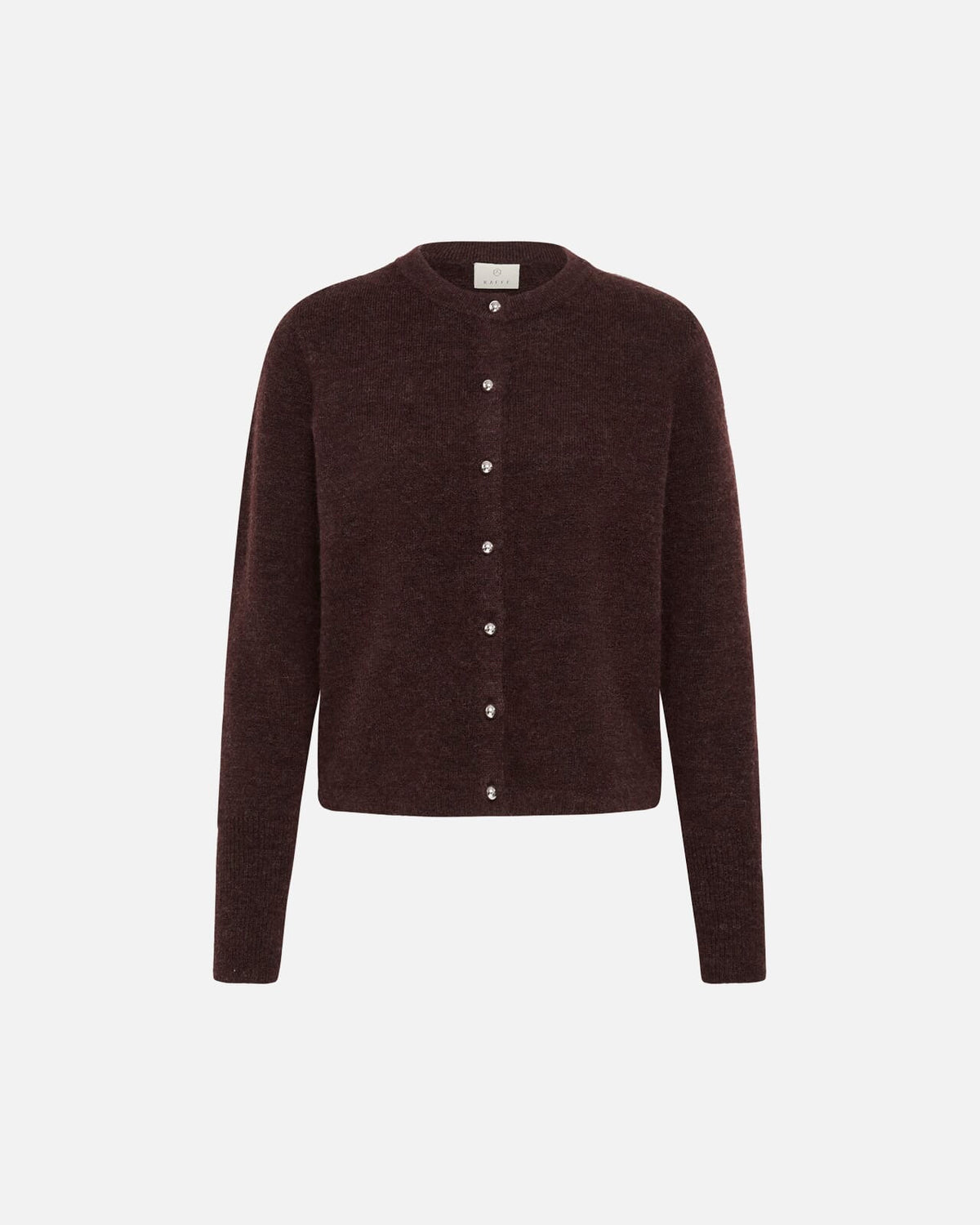 KAFFE Cardigan Niel Knit - Fudge Melange