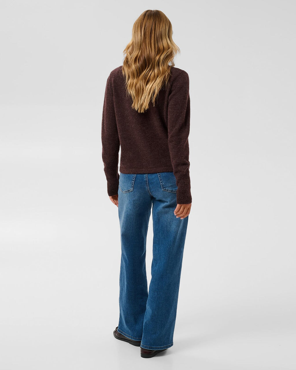 KAFFE Cardigan Niel Knit - Fudge Melange