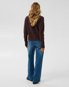 KAFFE Cardigan Niel Knit - Fudge Melange