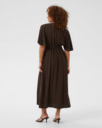 KAFFE Midikjole Sirena Long - Coffee Bean