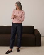 KAFFE Cardigan Niel Knit - Pale Mauve Melange