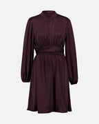 FLOYD Kjole Aliba Satin - Deep Cherry