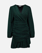 FLOYD Kjole Alyssa Sparkle - Dark Green