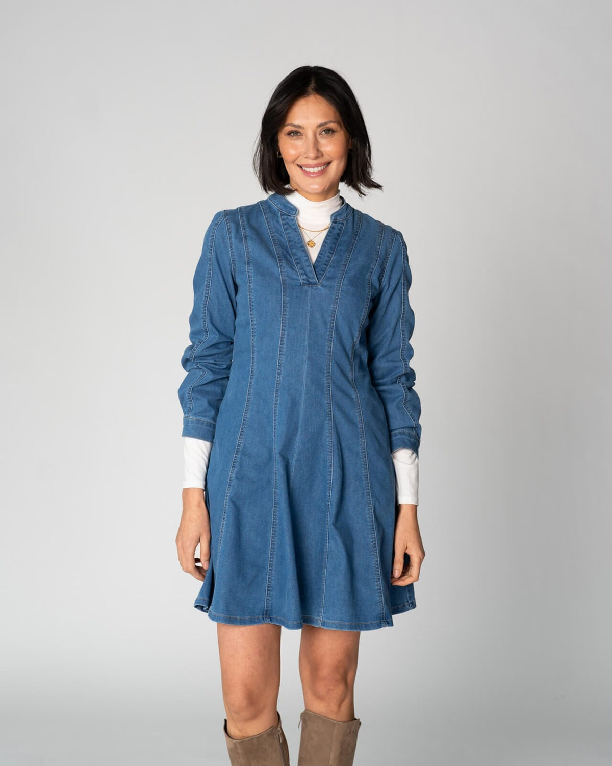 FLOYD Denimkjole Annelisa - Medium J. Blue
