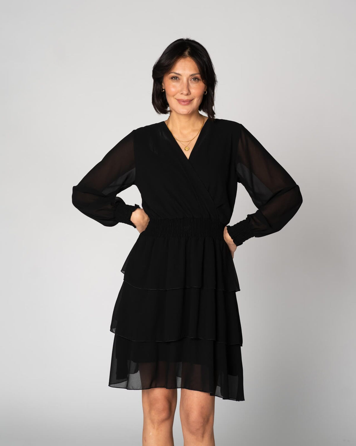 FLOYD Kjole Cairo Uni - Black