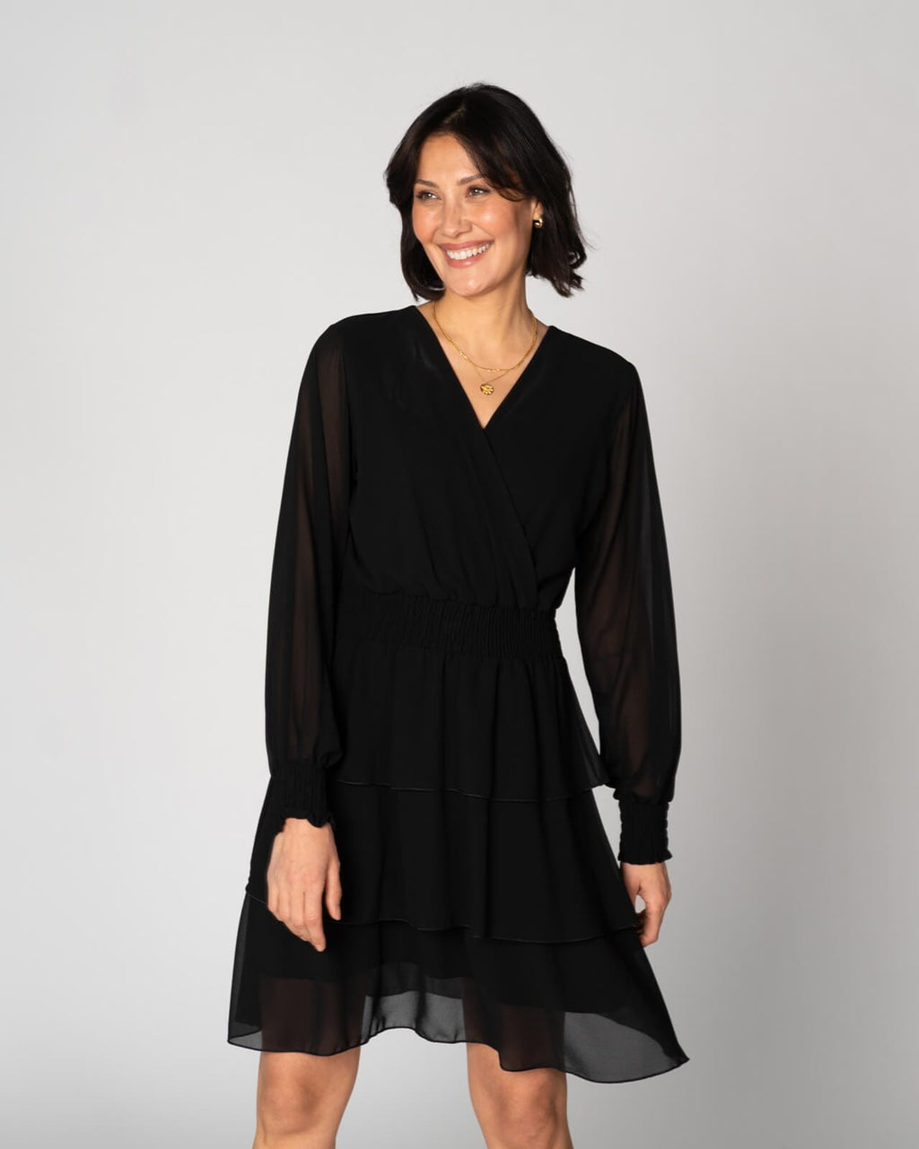 FLOYD Kjole Cairo Uni - Black