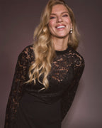 FLOYD Blondekjole Clarisa Lace - Black