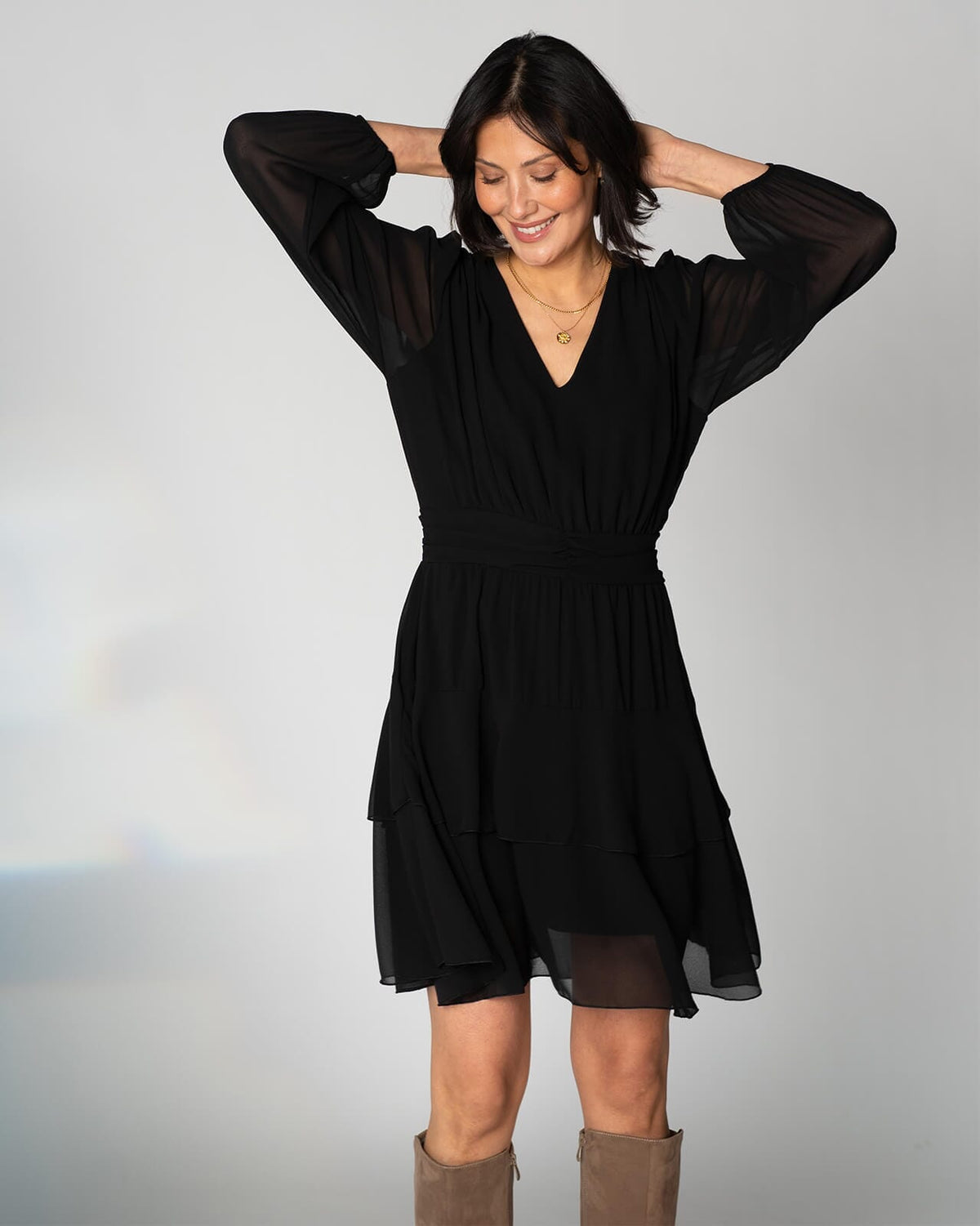 FLOYD Kjole Diane Uni - Black