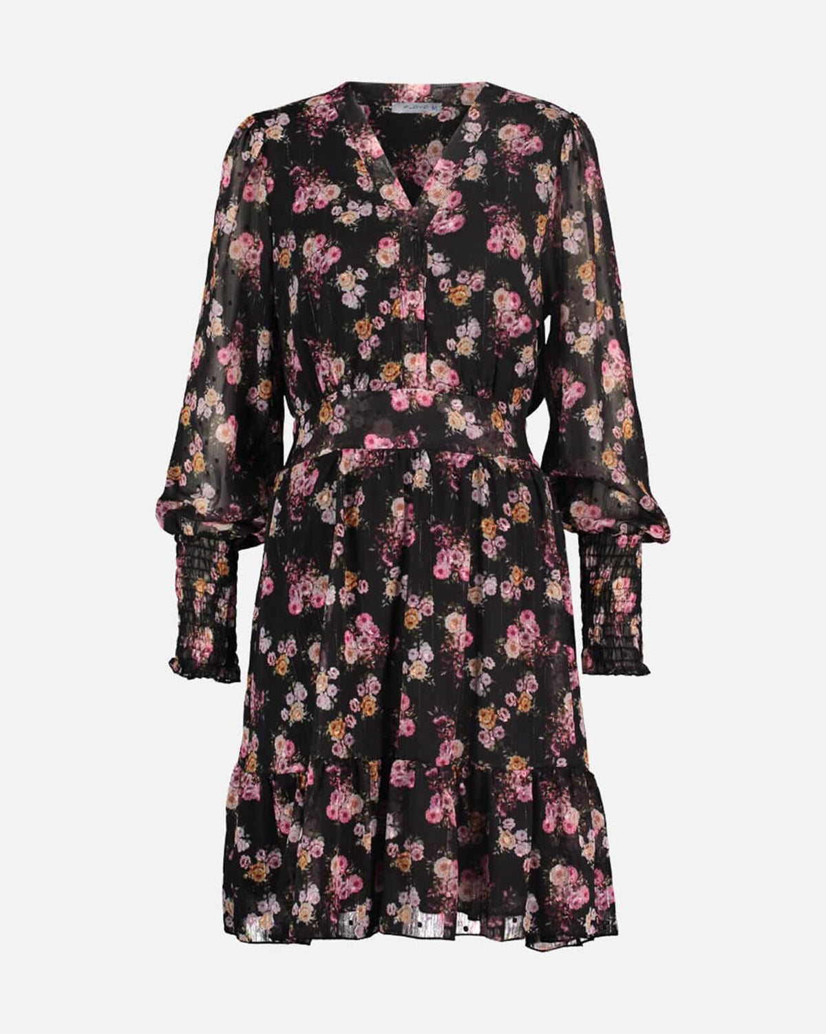 FLOYD Kjole Emelina Ros - Black/ Pink