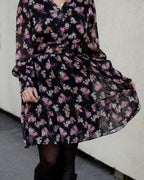 FLOYD Kjole Emelina Ros - Black/ Pink