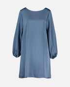 FLOYD Kjole Jennifer Uni Satin - Retro Blue