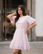 FLOYD Kjole Hella Brodery - Light Pink