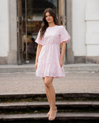 FLOYD Kjole Hella Brodery - Light Pink