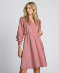 FLOYD Kjole Lila Linno - Light Pink