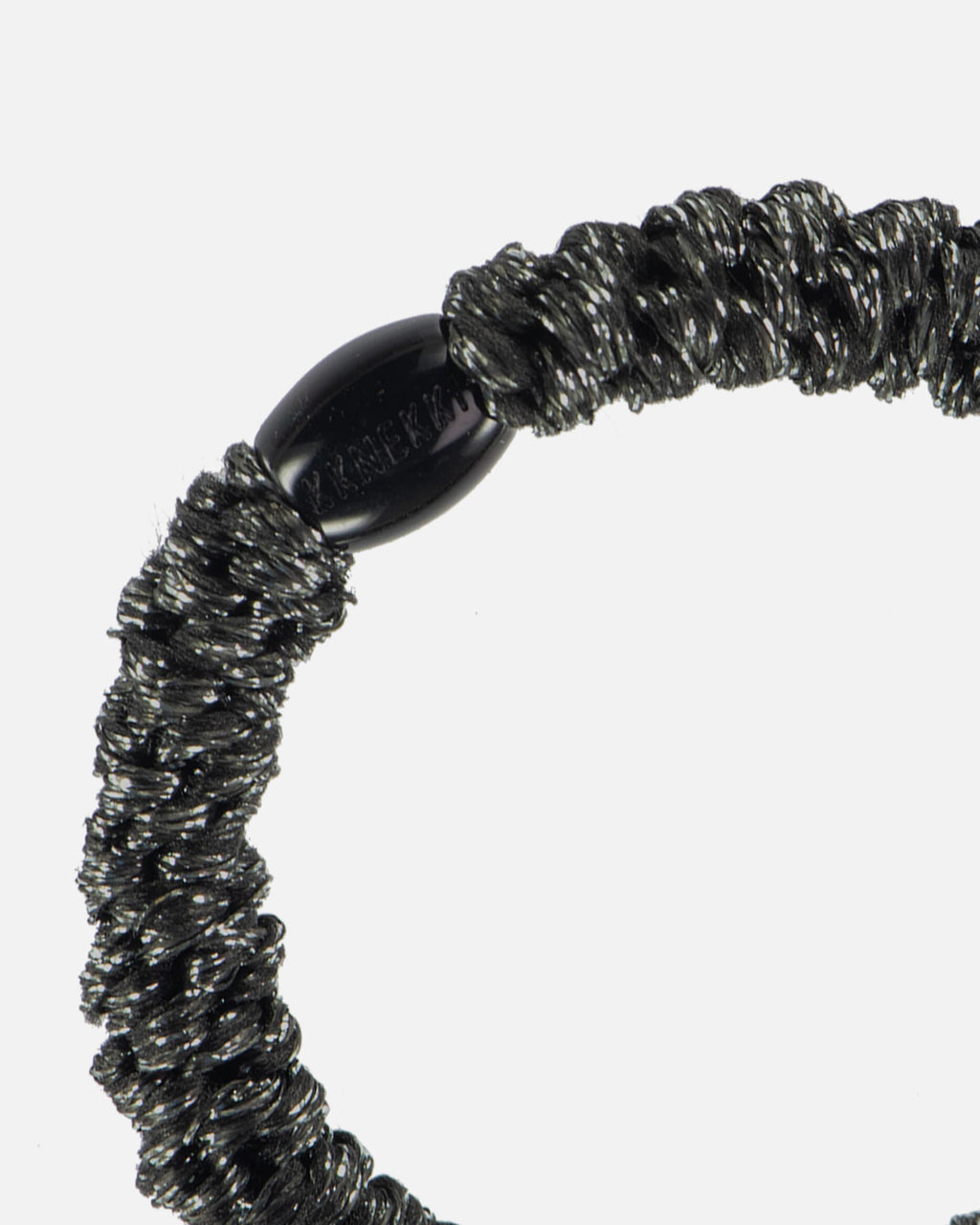 Kknekki Hårstrikk Glitter 17332 - Black - svart