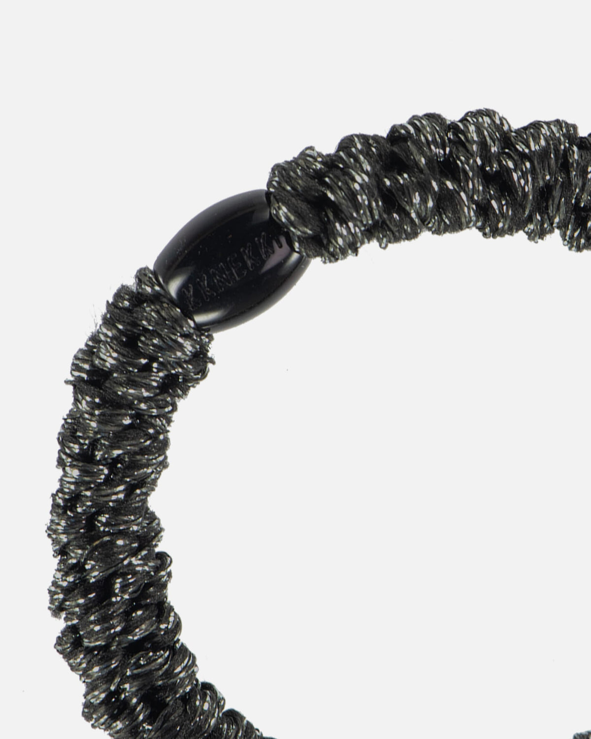 Kknekki Hårstrikk Glitter 17332 - Black - svart