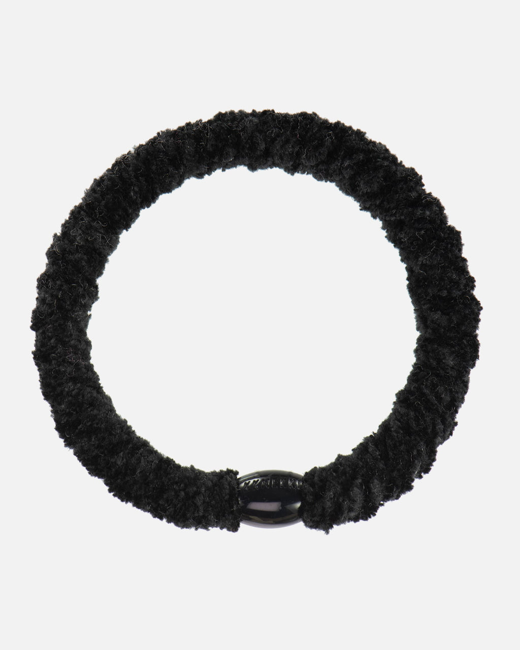 Knekki Hårstrikk Velvet 50810 - Black - velour