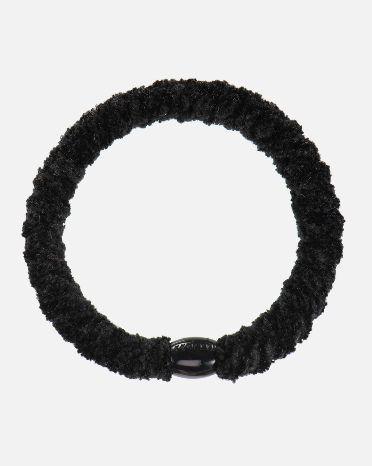 Knekki Hårstrikk Velvet 50810 - Black - velour
