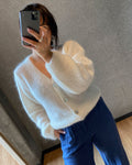 FLOYD Cardigan Lamia Ullmiks - Offwhite