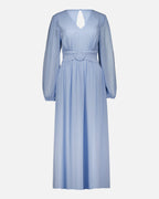 FLOYD Maxikjole Larisa Uni - Light Blue