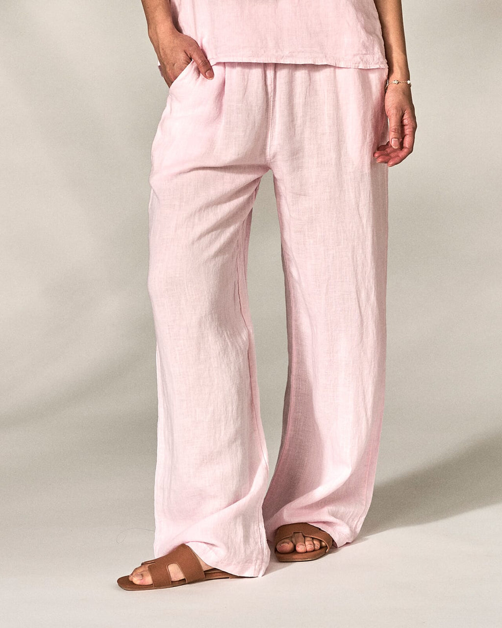FLOYD Linbukse Madli - Light Pink