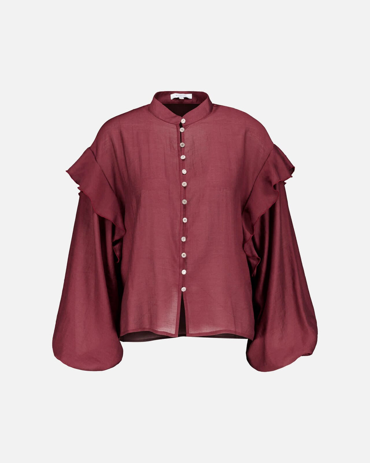 FLOYD Bluse Lolita Uni - Deep Cherry