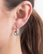 DYRBERG/KERN Øreringer Louise - Silver/ Crystal