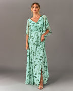 FLOYD Maxikjole Lyana Iris - Ocean Mist