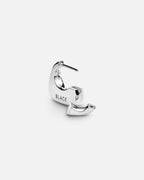 Maria Black Øreringer Tote Small Pair - Silver