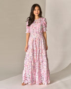 FLOYD Maxikjole Eloise Luna Long - Pink